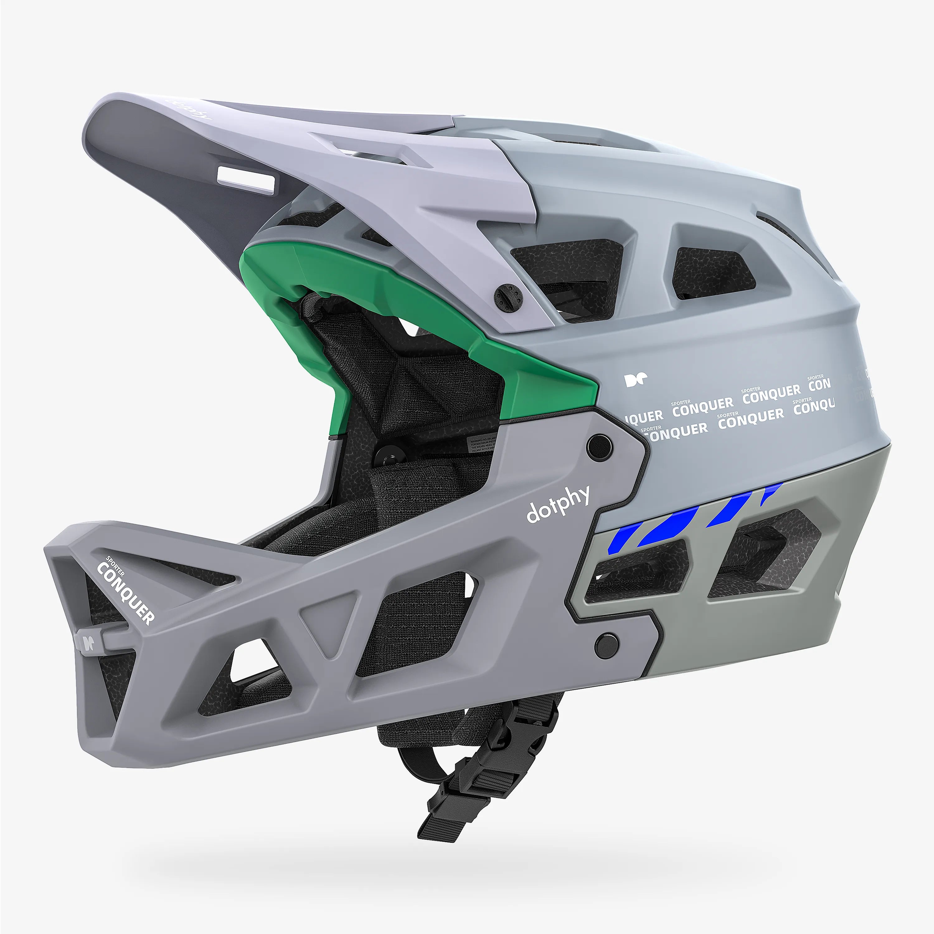 Sporter Conquer Glacier Blue Mountain Bike Helmet