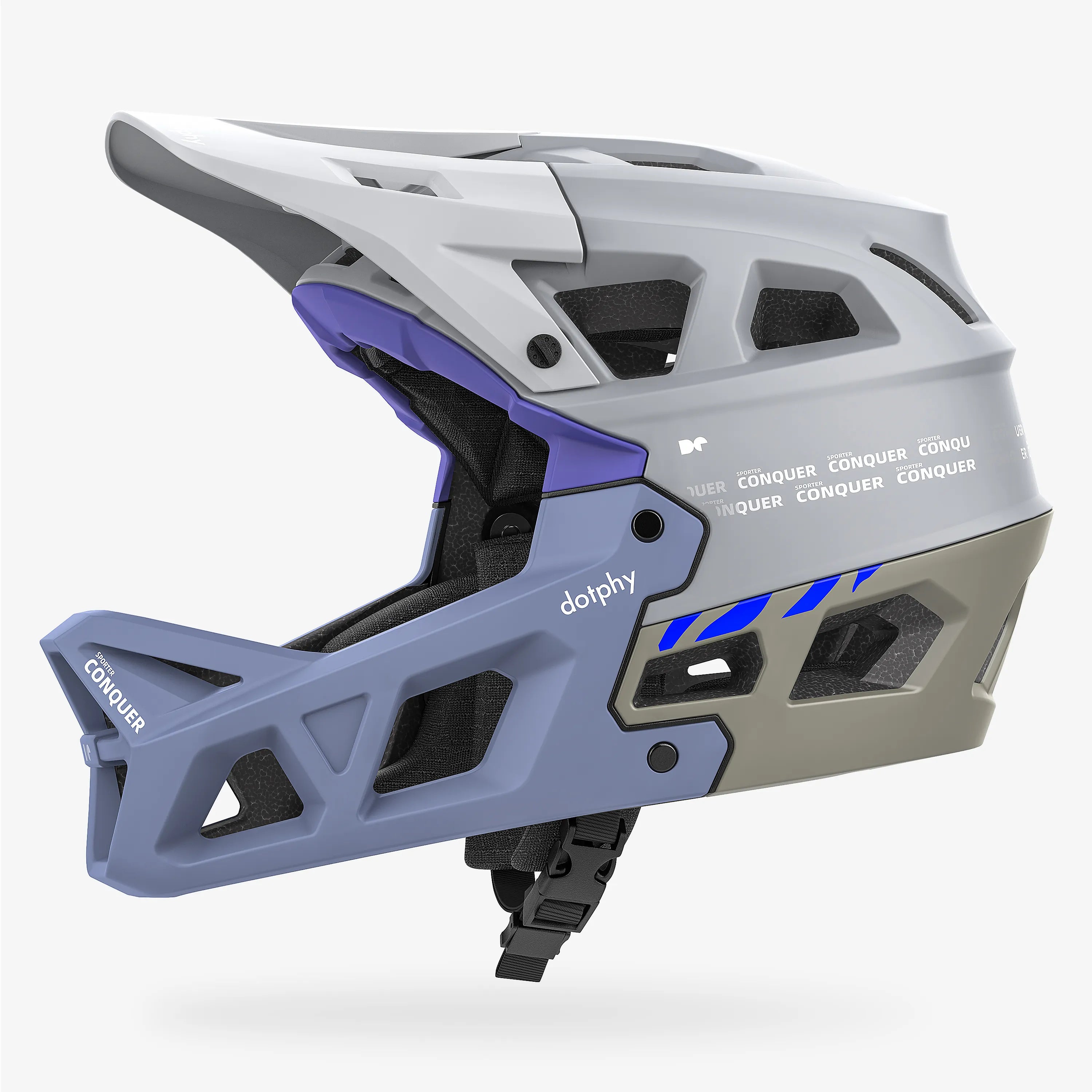 Sporter Conquer Nardo Gray Mountain Bike Helmet