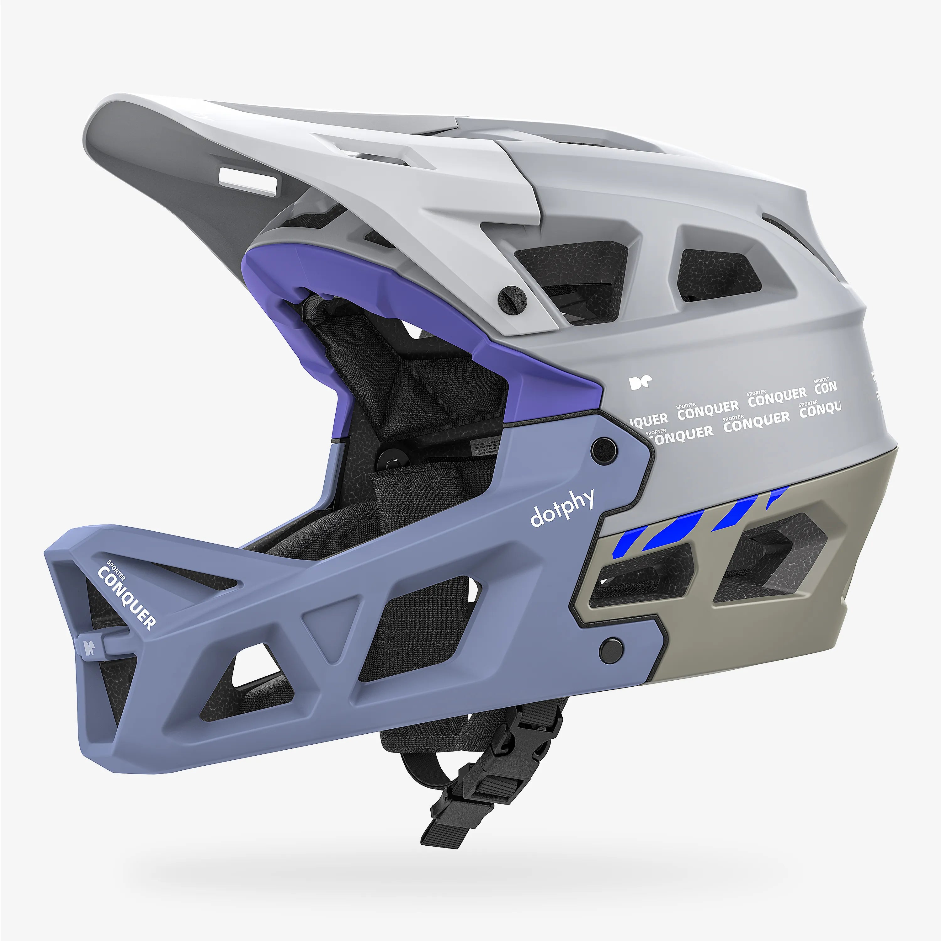 Sporter Conquer Nardo Gray Mountain Bike Helmet