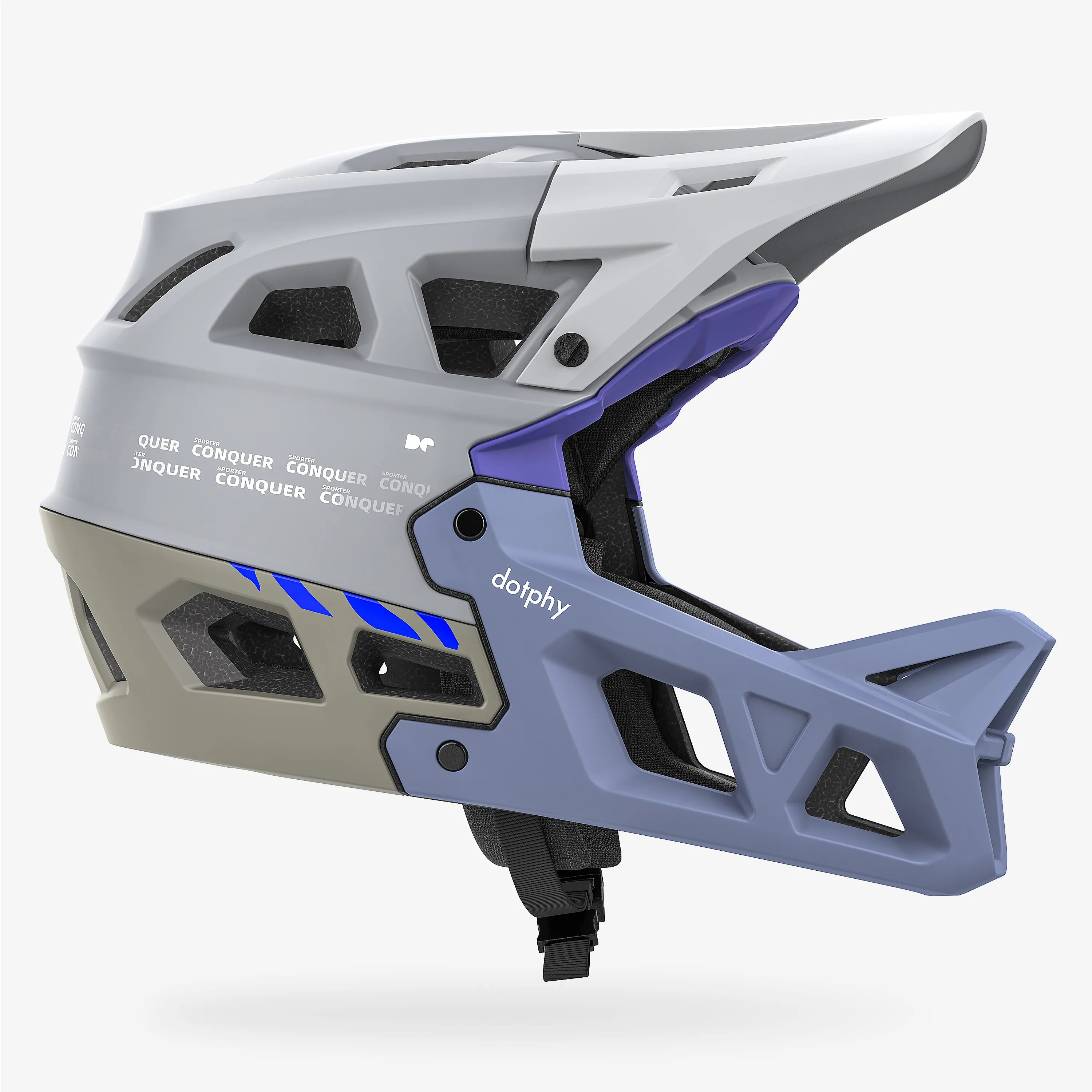 Sporter Conquer Nardo Gray Mountain Bike Helmet