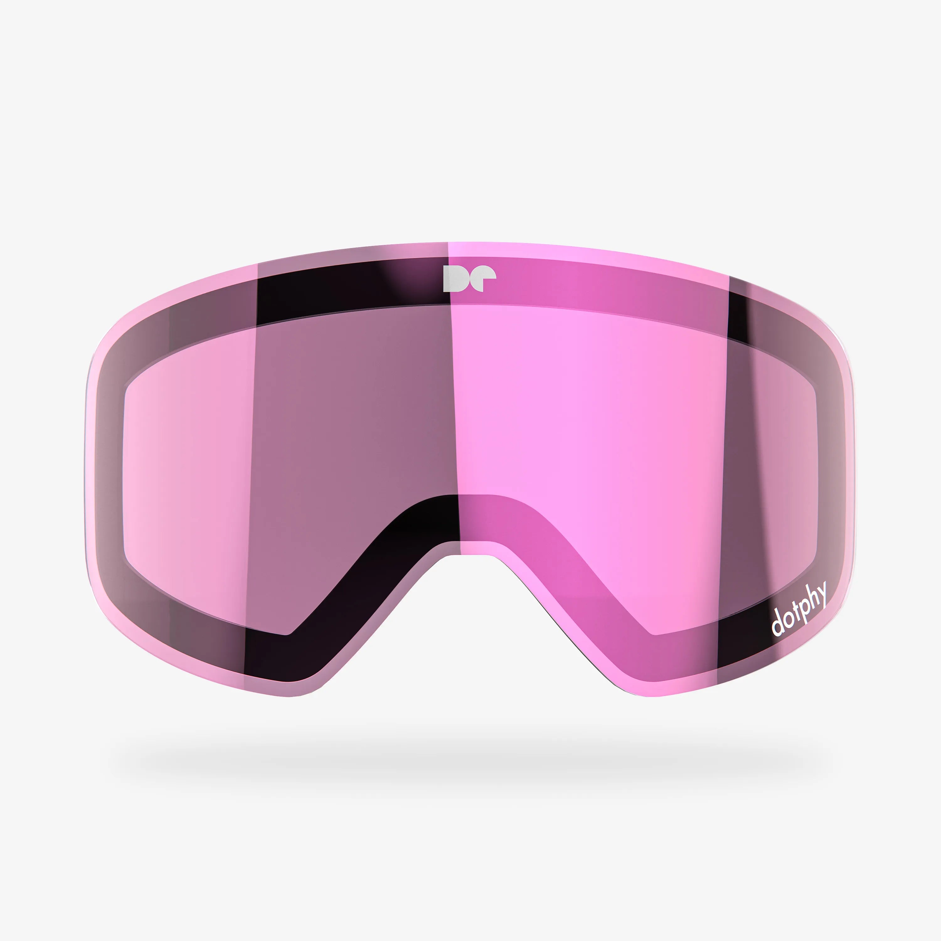 Rose Pink Mirror Replacement Lens for Defender 1000 / 1000 Pro Ski Goggles