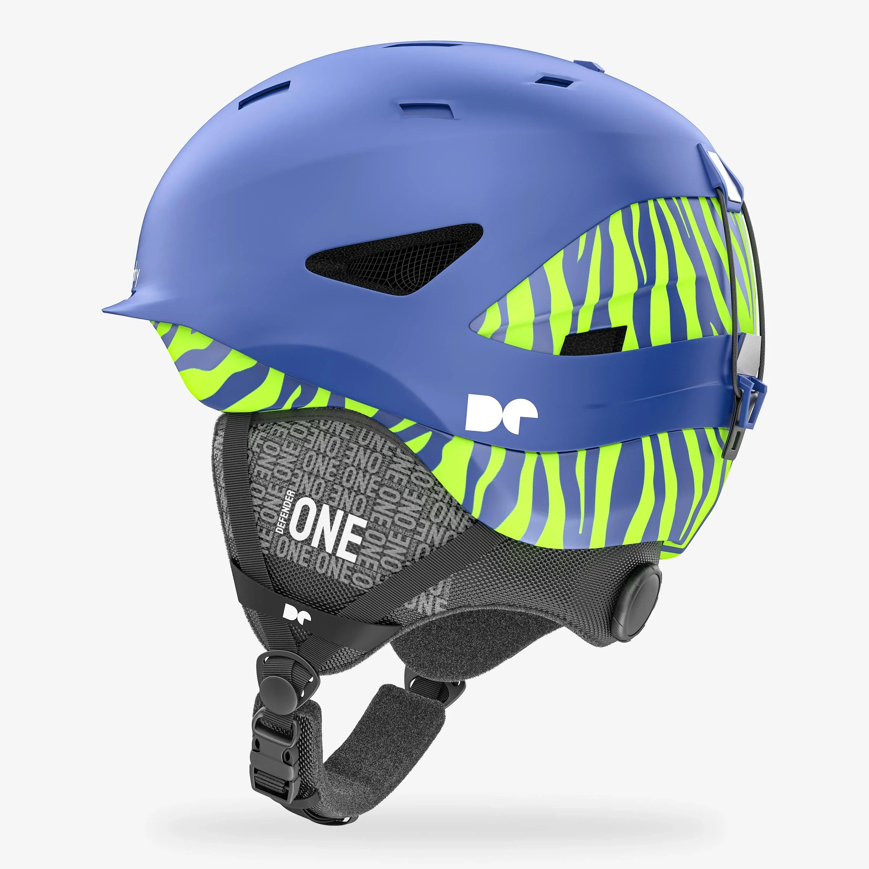 Defender One Royal Blue Ski Helmet