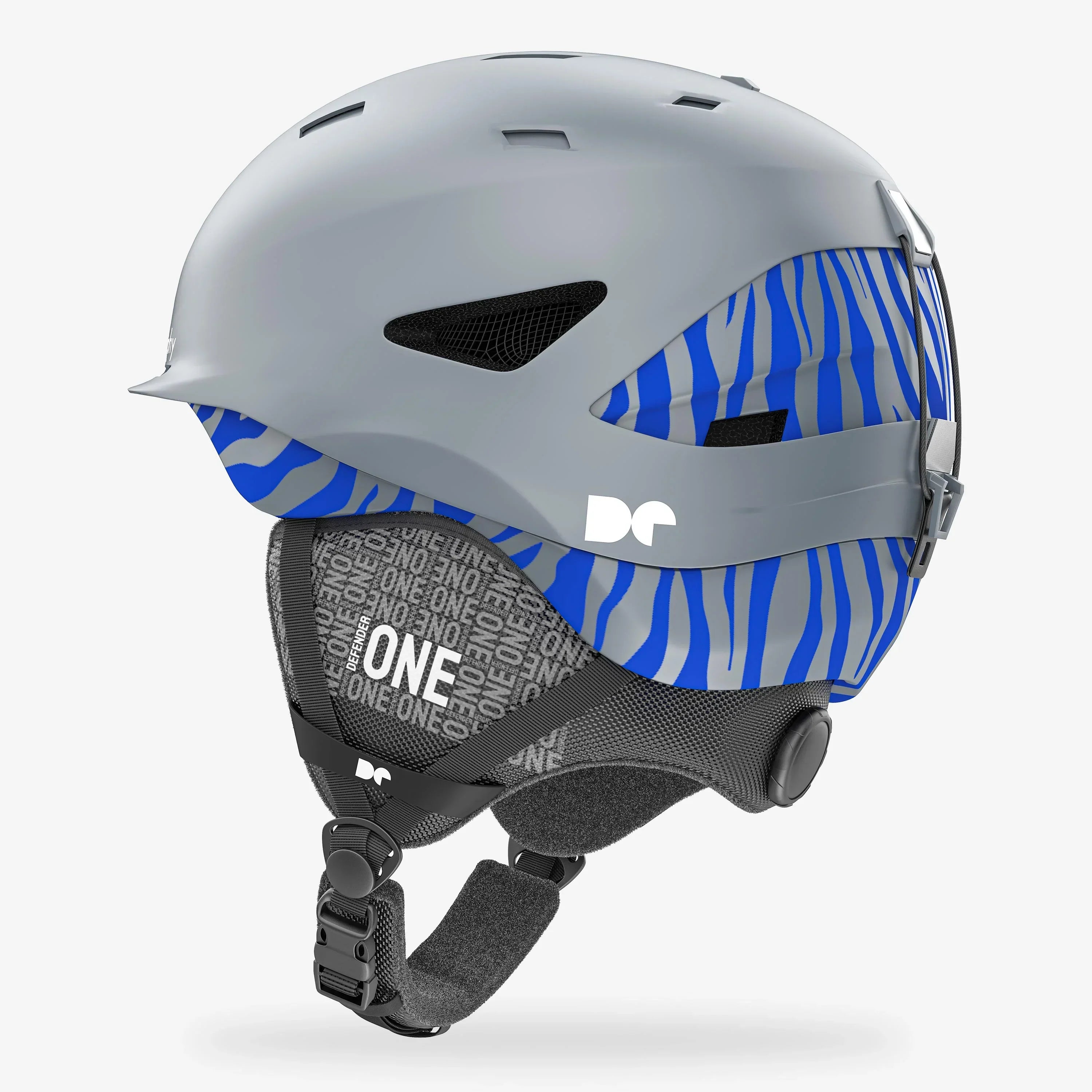 Defender One Space Gray Ski Helmet