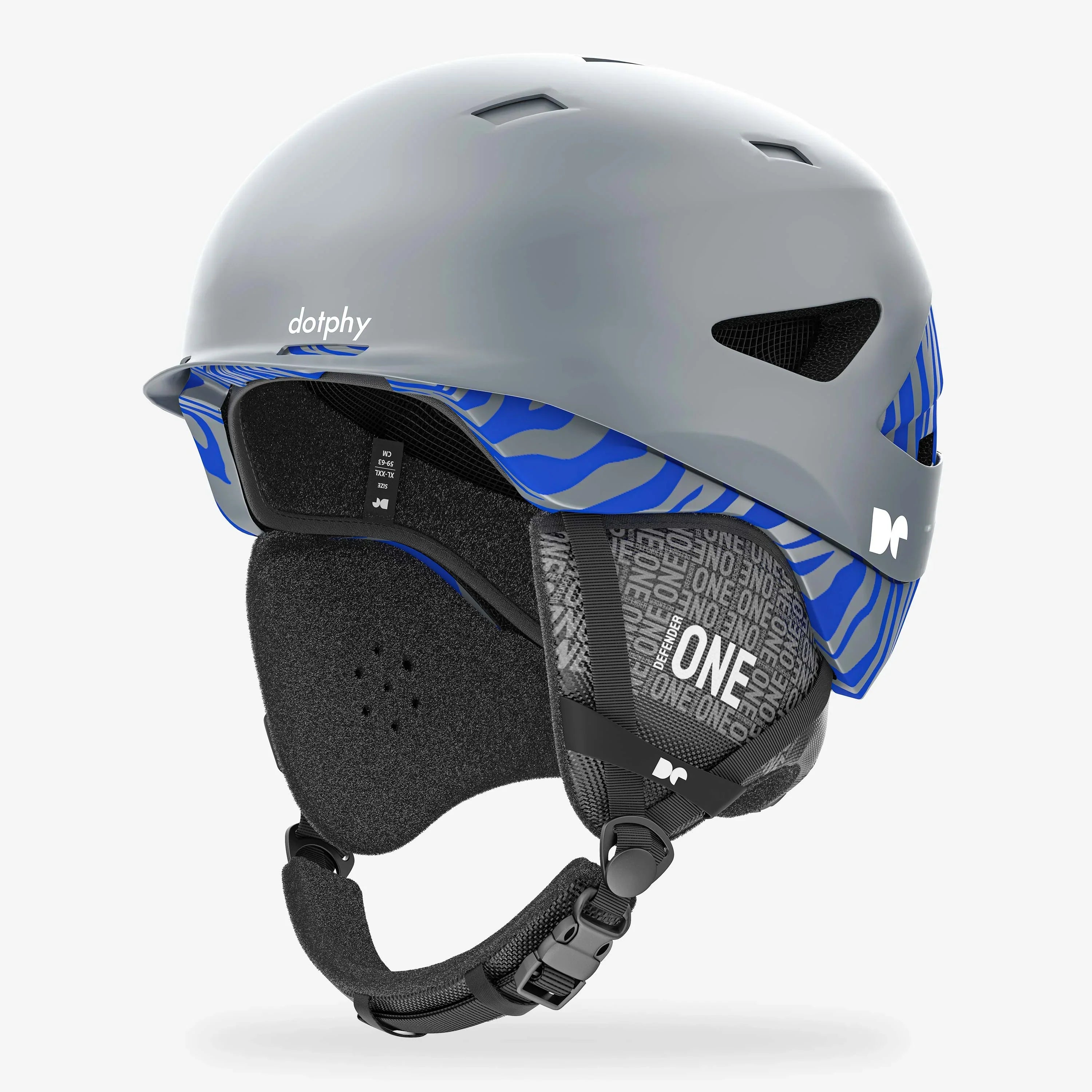 Defender One Space Gray Ski Helmet